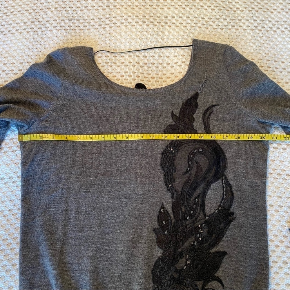 Anthropologie Angel of the North Torie Tie Back Sweater - Large - Picture 10 of 13
